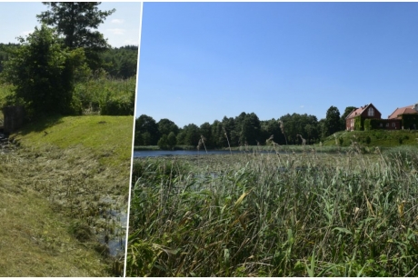 Jezioro przy gostynińskim zamku przejdzie renowację - pojawią się m.in. stanowiska wędkarskie